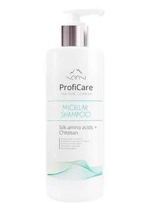 Шампунь 400мл proficare hair shine complex 0,4кг тм sansi