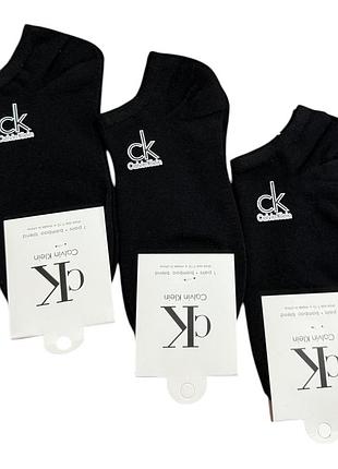 Жіночі короткі шкарпетки calvin klein чорний