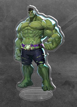 Акриловая коллекционная фигурка marvel rivals - hulk 15 см