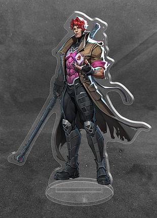 Акриловая коллекционная фигурка marvel rivals - gambit 15 см