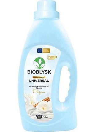 Гель для стирки 1,5л без фосфатов (universal rose sandalwood niche perfume” тм bioblysk