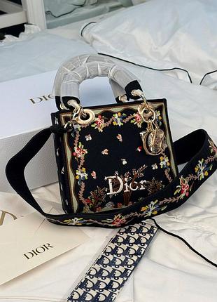 Женская сумка премиум lady d-lite embroidered