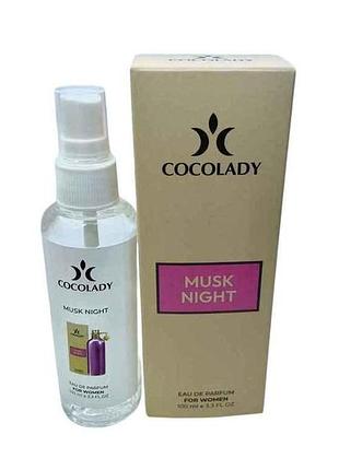 Парфюмированная вода для женщин 100мл musk night (montale roses musk) тм cocolady