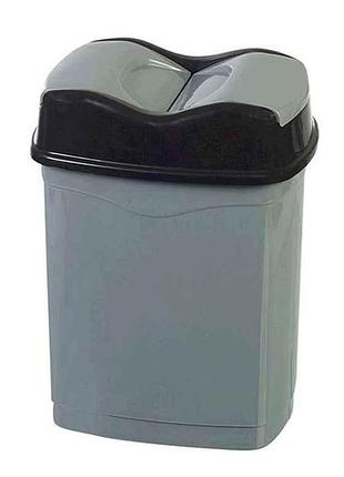 Відро для сміття із кришкою №1 5л тм zambak plastik