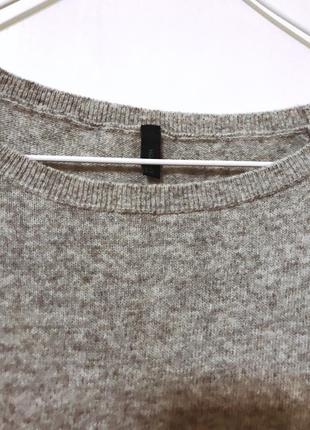 Серое шерстяное платье benneton 2