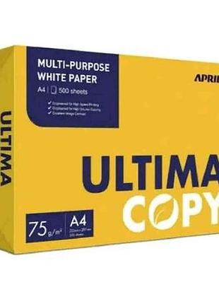 Папір білий а4 500арк. (april) тм ultima copy