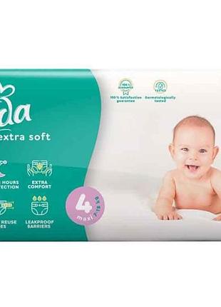 Подгузники extra soft 4 maxi plus (7-18кг) 46шт тм dada