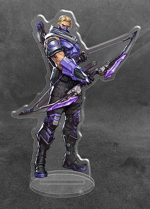 Акриловая коллекционная фигурка marvel rivals - hawkeye 15 см