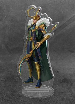 Акриловая коллекционная фигурка marvel rivals - loki 15 см