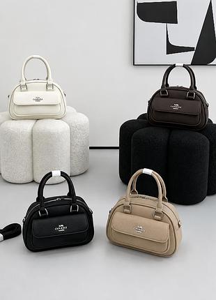 Жіноча сумка coach mini (22×15×8 см), сумка коач, сумка через плече