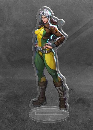 Акриловая коллекционная фигурка marvel rivals - rogue 15 см