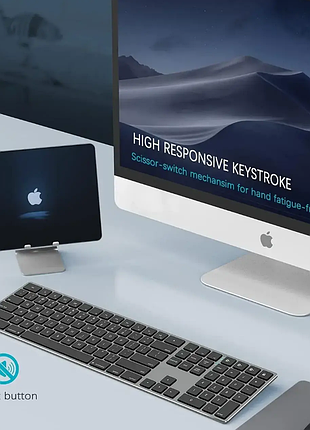 Многофункциональная беспроводная bluetooth клавиатура - joyaccess kb07. синхронизация на 3 устройства