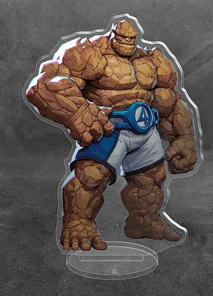 Акриловая коллекционная фигурка marvel rivals - the thing 15 см