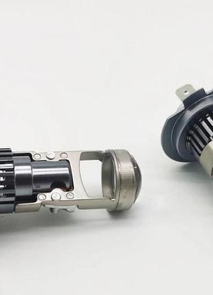 Світлодіодні лінзи h7 mini 70w 15000lm чипи-корейські headlight t30 bi-led 6000k 12v