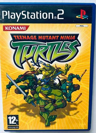 Teenage mutant ninja turtles (konami), б/у, английская версия - диск для playstation 2
