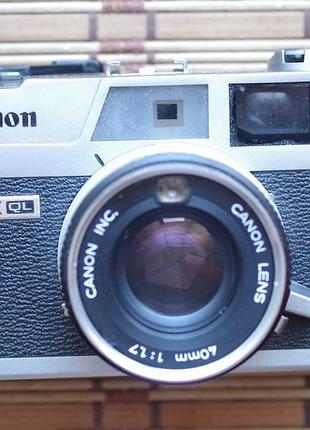 Фотоаппарат canon canonet g-iii ql17 + canon 40mm 1.7 читать описание