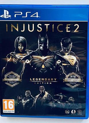 Injustice 2 legendary edition, б/у, русские субтитры - диск для playstation 4