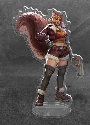 Акриловая коллекционная фигурка marvel rivals - squirrel girl 15 см