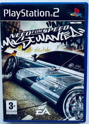Need for speed most wanted, б/у, английская версия - диск для playstation 2