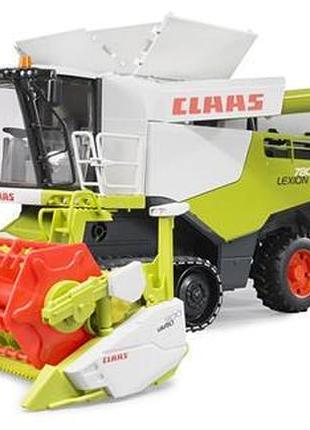 Модель bruder комбайн claas lexion 780 terra trac combine harvester (02119)