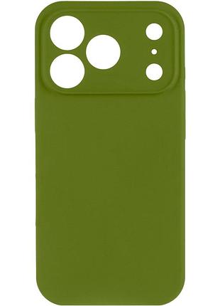 Силиконовый чехол silicone silk full camera protective (aa) no logo для iphone 17 pro max (айфон 17 про макс), матовая накладка 2