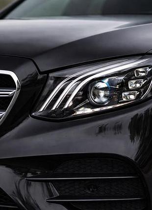 Передние фары maybach (2 шт, led) для mercedes e-сlass w213 2016-2023 гг