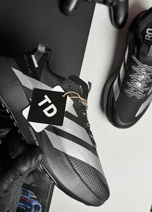 Мужские кроссовки adidas adizero evo sl atr black silver