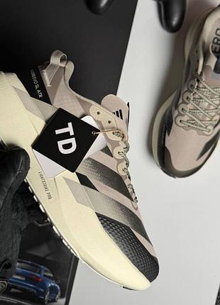 Мужские кроссовки adidas adizero evo sl atr taupe beige black