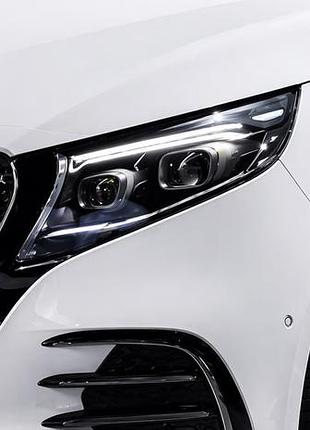 Передні фари 2025 design led (для vito, 2 шт) для mercedes vito/v-class w447 2014- рр