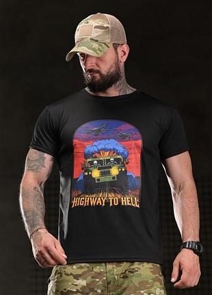 Тактическая футболка born of war highway black вт4749