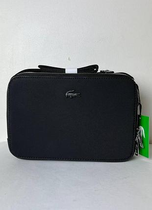 Сумка кросс-боди мужская lacoste, черная