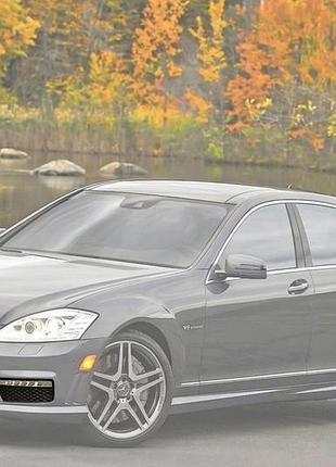 Комплект решеток птф (s63/65) для mercedes s-сlass w221 2005-2013 гг