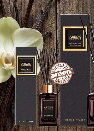 Ароматизатор 85ml "areon" нome perfume premium vanilla black чорна ваніль тор psl03 nai