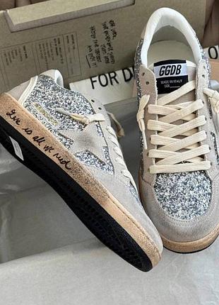 Кеди ggdb golden goose в блискітки