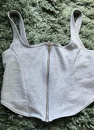 Корсетний топ y2k / streetwear / crop top / zara style