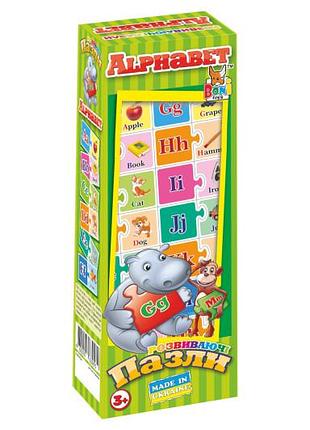 Развивающие пазлы "английская азбука" 165