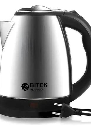 Электрочайник кухонный bt7001 электрический чайник из нержавеющей стали 2л