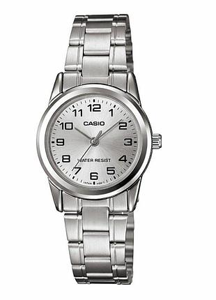 Женские наручные часы casio ltp-v001d-7b серебристые