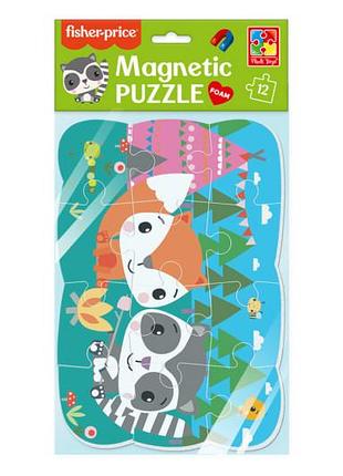 Пазли на магніті а5 'fisher-price. в лесу' vt3205-96 vladi toys
