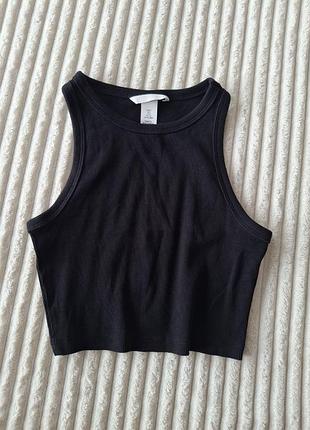 Топ женский черный h&amp;m, euro s,euro l