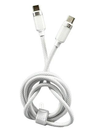 Кабель usb type-c to type-c 60w для быстрой зарядки и передачи данных wuw x233