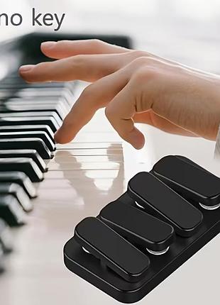 Магнітний слайдер piano key заспокійлива металева іграшка фіджет, подарунок для дорослого чорний