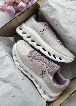 On loewe x cloudtilt white purple