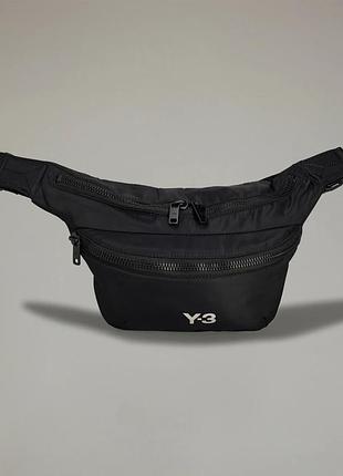 Поясная сумка-бананка y-3 yohji yamamoto fanny pack black jw9946