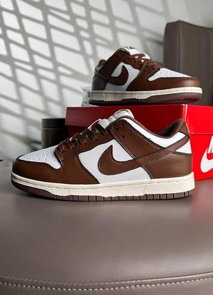 Жіночі кросівки nike dunk low cacao wow