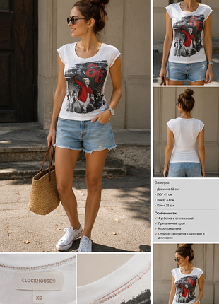 Футболка h2o sportswear с принтом и коротким рукавом xs–s