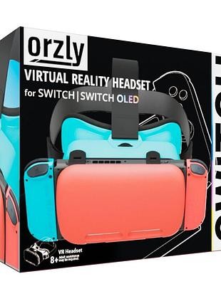 Очки виртуальной реальности (vr headset) для nintendo switch и switch oled (с регулировкой линз и ремня)