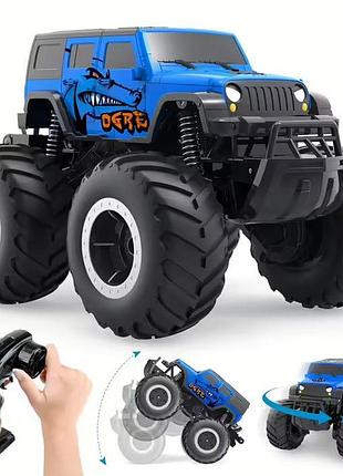 Радіокерований позашляховик-амфібія monstertruck 4wd 2.4ghz (модель g03085r, 15+ км/год, 2 акумулятори)