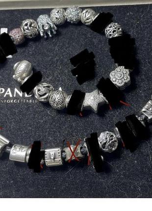 Шарм pandora новорічні шарми зірка ангел