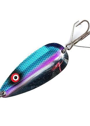 Блешня fladen piker weedless 38g #silver/blue (16-4401)